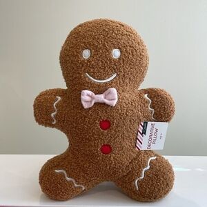 ⚡️NWT Target Bullseye Playground Gingerbread Man Pillow